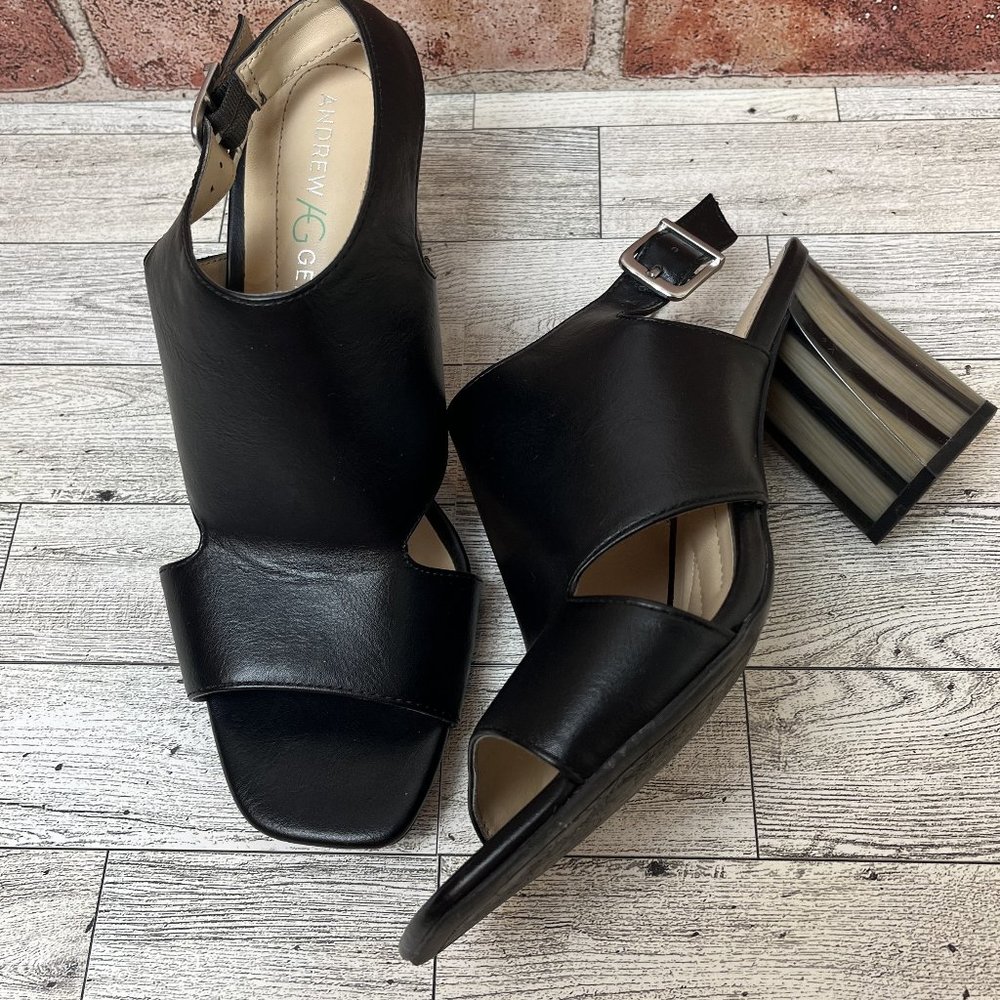 Black Chunky Heel